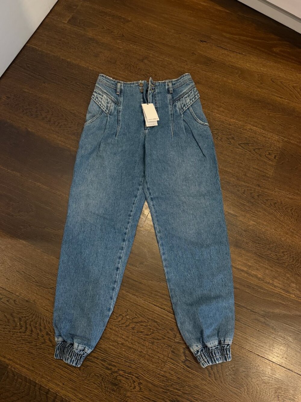 Retrofête Miriam Pant in Brookhaven | Designer Wide Leg Jeans | Size 27